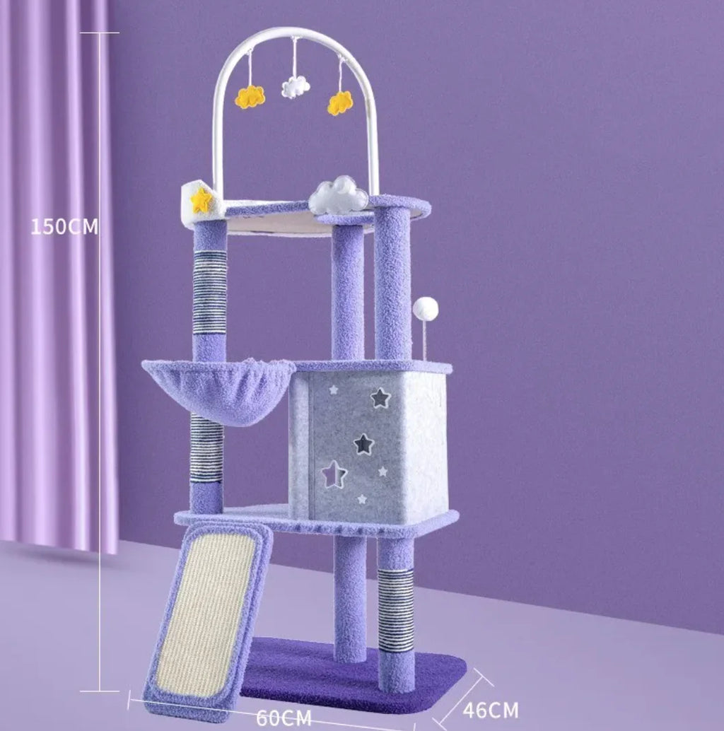 Large Cat Scratching & Jumping Platform